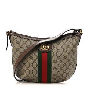 Gucci Gg Supreme Web Small Ophidia Half #238709G15B